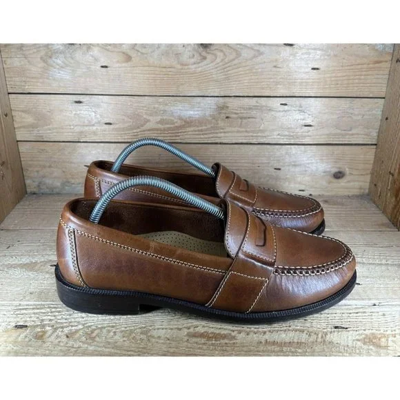 Cole Haan Shoes Cole Haan Mens N Saddle Tan Penny Loafer Shoe